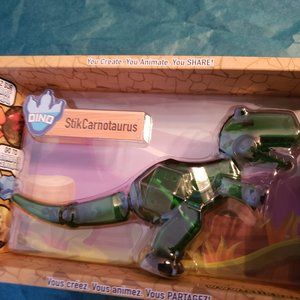 2/20$ Stikbot mega dino carnotaurus  green